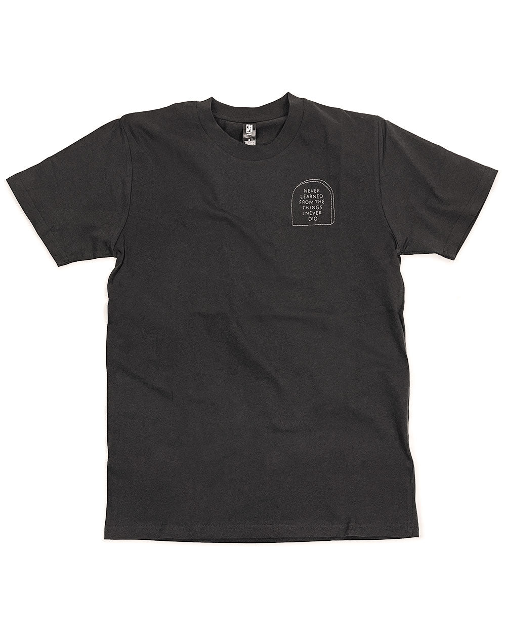 Never Learned Embroidered Unisex Shirt-Crewel and Unusual-Strange Ways