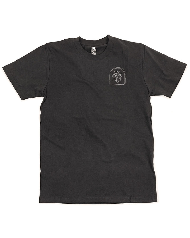 Never Learned Embroidered Unisex Shirt-Crewel and Unusual-Strange Ways