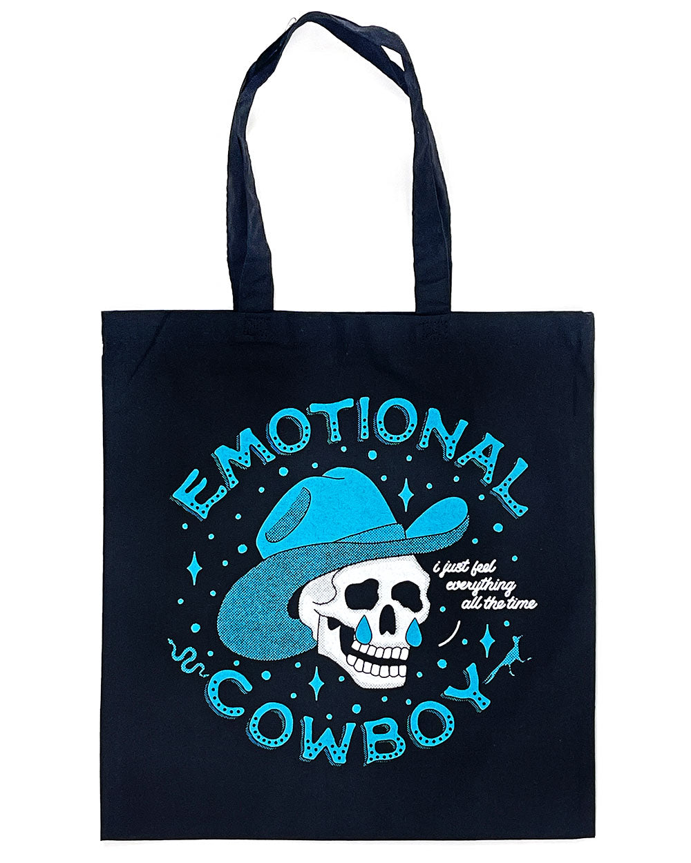 Emotional Cowboy Tote Bag-Jos Par-Strange Ways