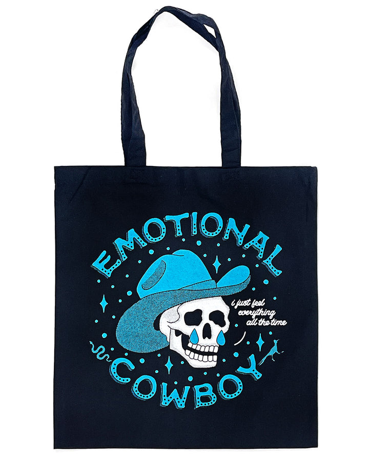 Emotional Cowboy Tote Bag-Jos Par-Strange Ways
