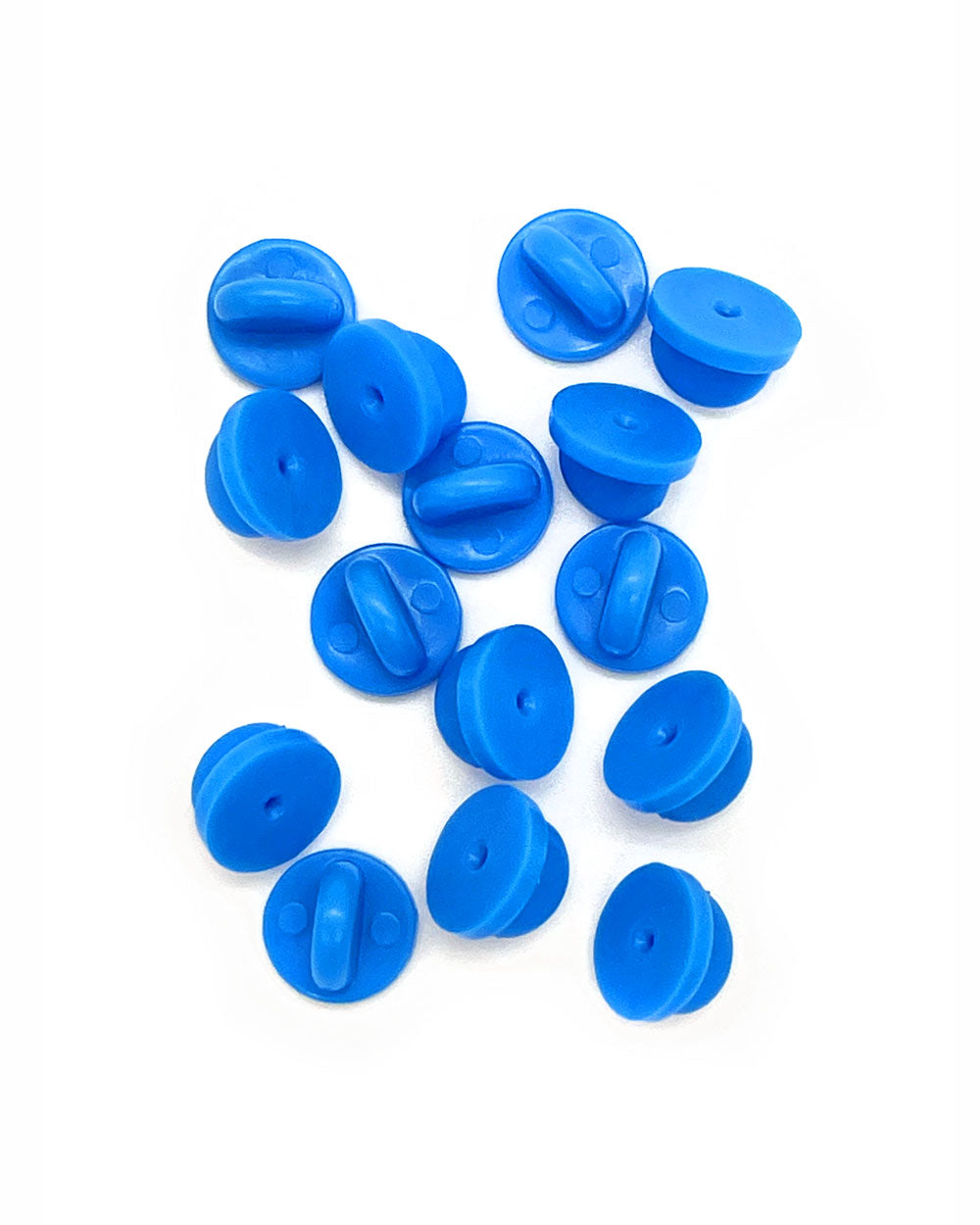 Extra Rubber Pin Backs - Blue-Strange Ways-Strange Ways