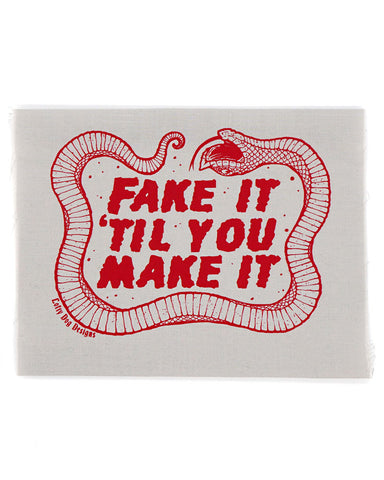 Fake It Large Fabric Patch