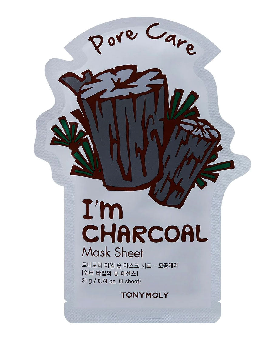 Charcoal Sheet Mask (Pore Care)-TONYMOLY-Strange Ways