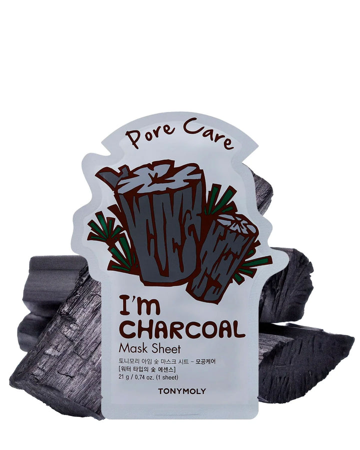 Charcoal Sheet Mask (Pore Care)-TONYMOLY-Strange Ways