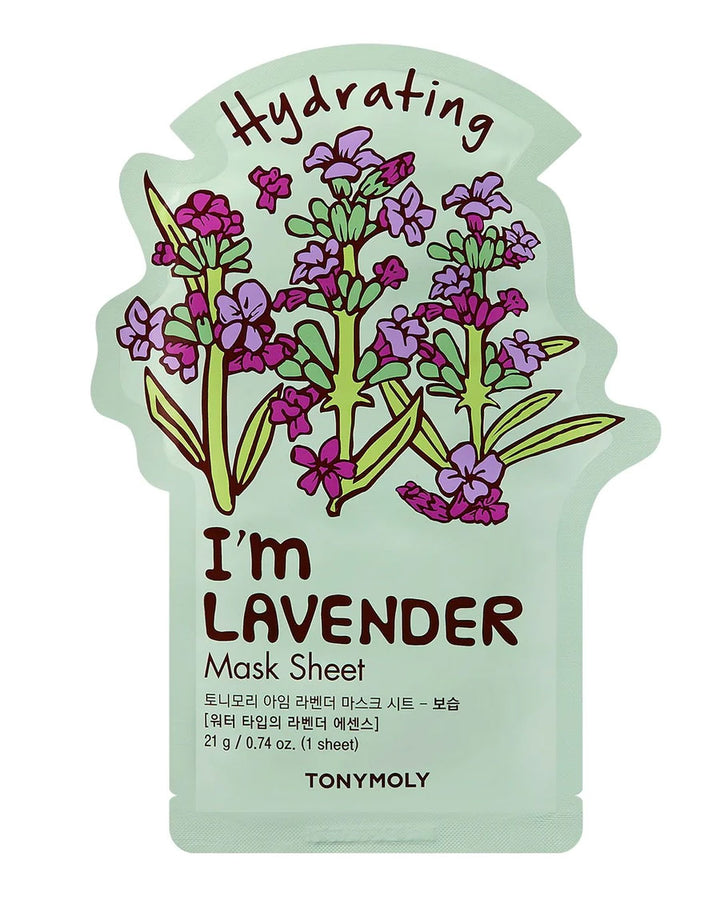 Lavender Sheet Mask (Hydrating)-TONYMOLY-Strange Ways