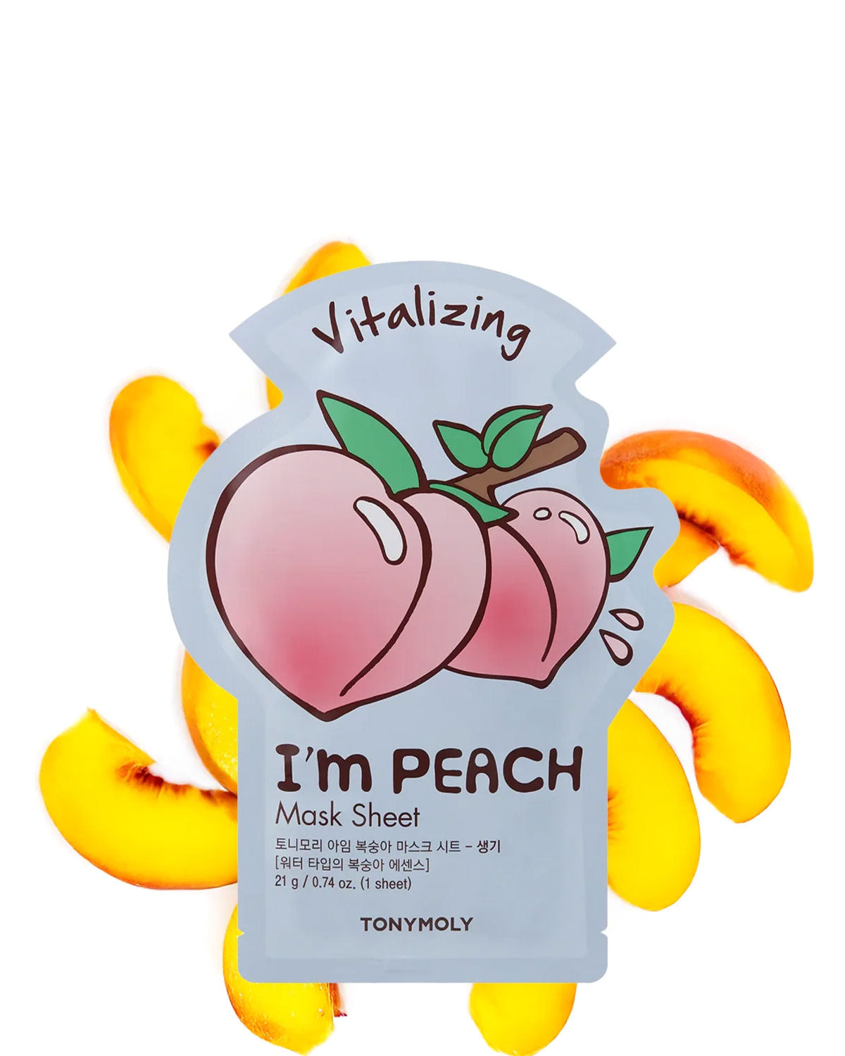 Peach Sheet Mask (Vitalizing)-TONYMOLY-Strange Ways