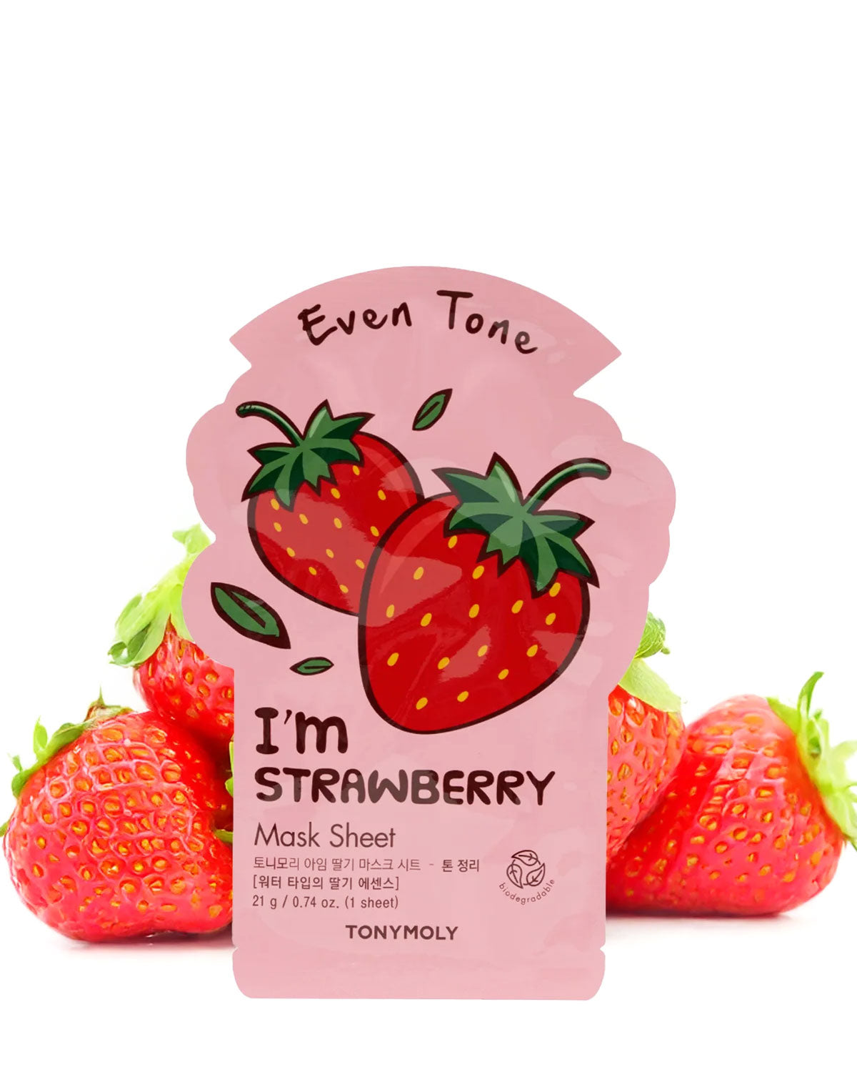 Strawberry Sheet Mask (Even Tone)-TONYMOLY-Strange Ways