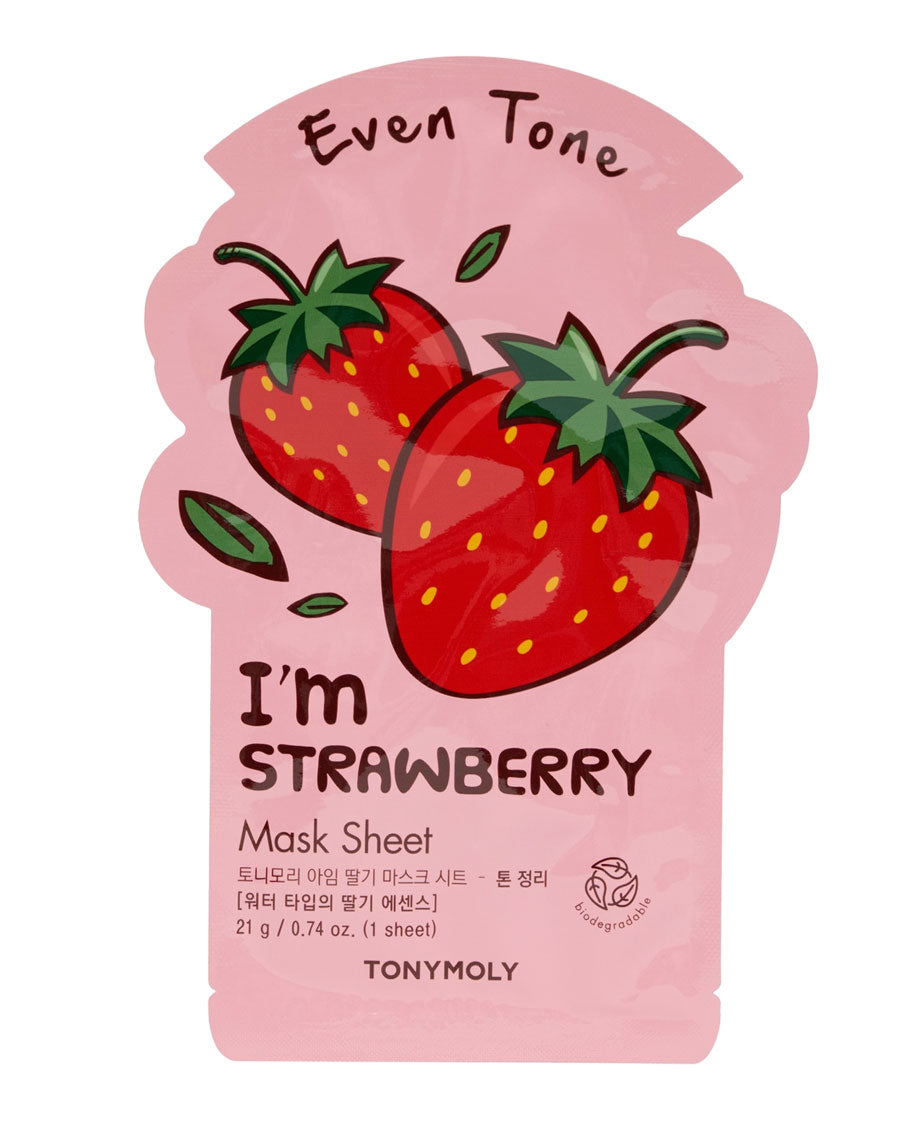 Strawberry Sheet Mask (Even Tone)-TONYMOLY-Strange Ways