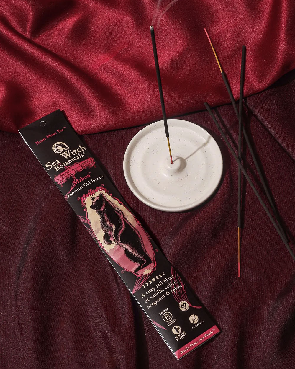Mabon Incense Sticks: Vanilla, Coffee, Bergamot, Spices (Seasonal Scent)