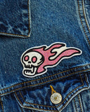 Flaming Skull Patch-Project Pinup-Strange Ways