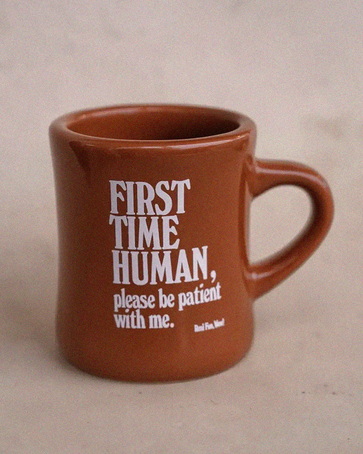 First Time Human Coffee Mug-Real Fun, Wow!-Strange Ways
