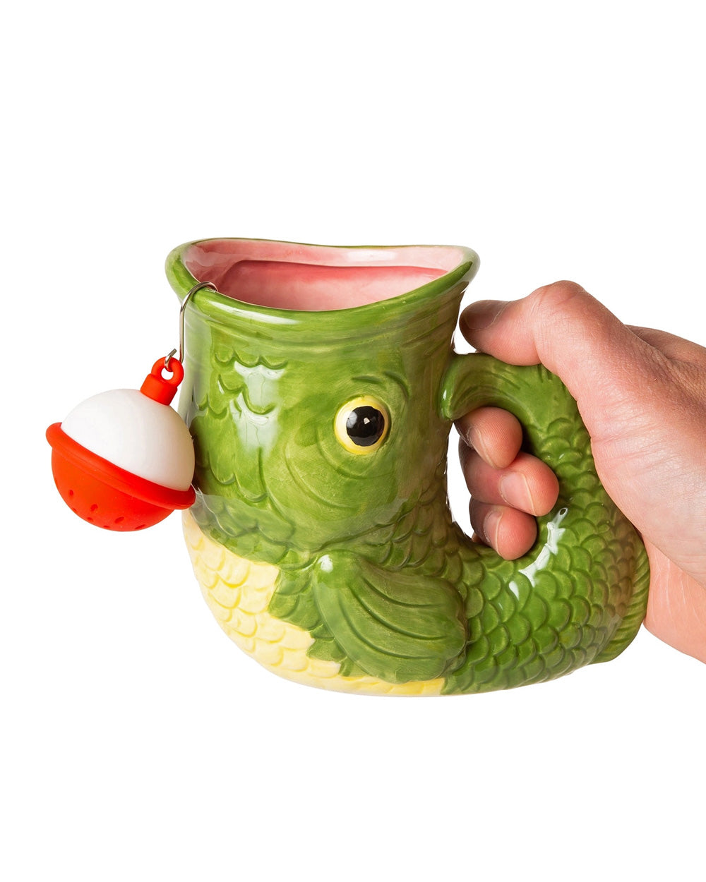 Fish Mug w/ Bobber Tea Infuser-BigMouth Inc.-Strange Ways