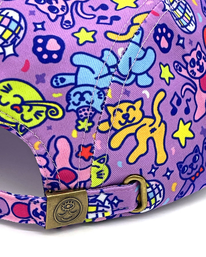 Disco Cats Panel Hat-Wokeface-Strange Ways