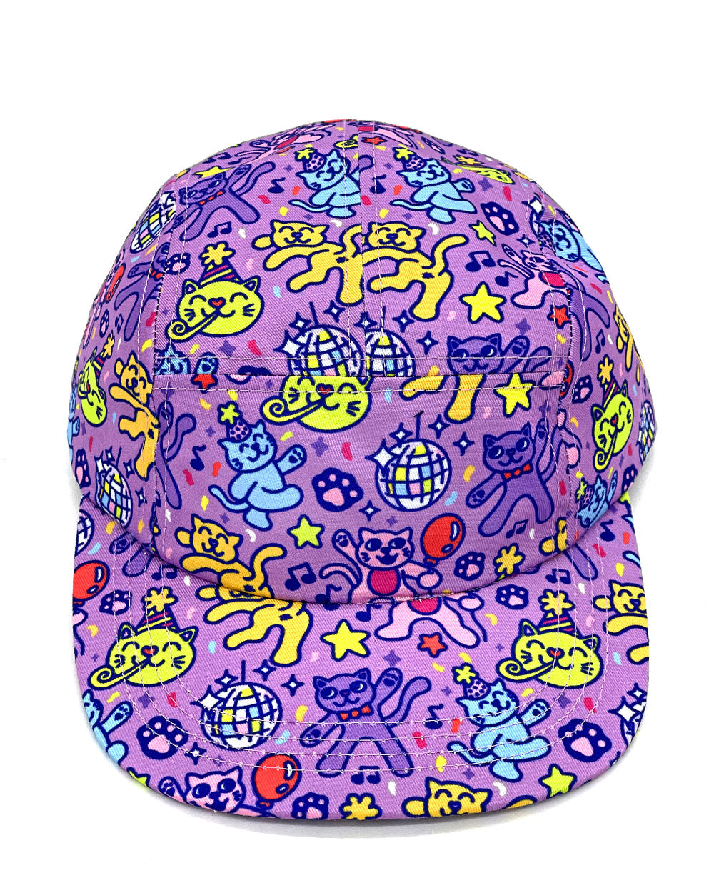 Disco Cats Panel Hat-Wokeface-Strange Ways