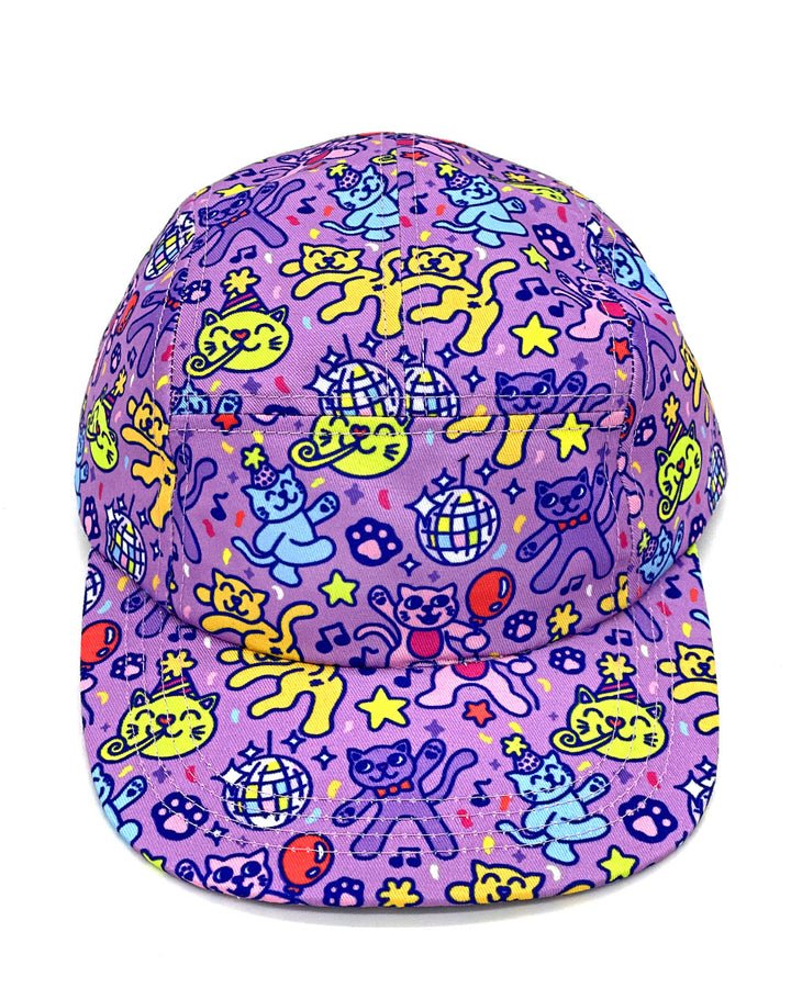 Disco Cats Panel Hat-Wokeface-Strange Ways