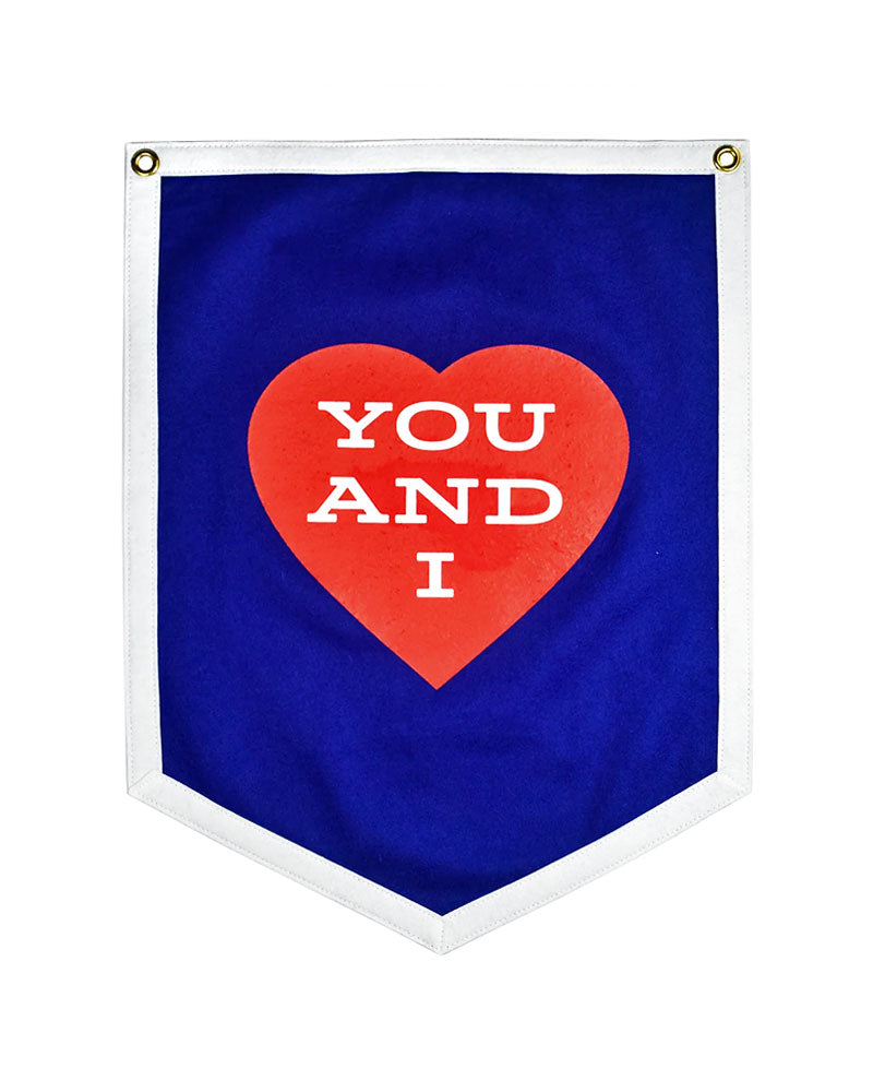 Wilco - You And I Heart Felt Flag Banner-Oxford Pennant-Strange Ways
