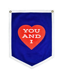 Wilco - You And I Heart Felt Flag Banner-Oxford Pennant-Strange Ways