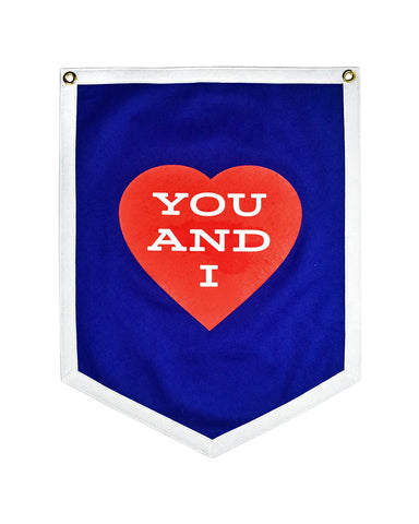 Wilco - You And I Heart Felt Flag Banner