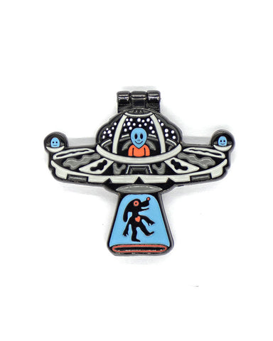 Unidentified Flying Dog Folding Moving Pin (Glow-in-the-Dark)