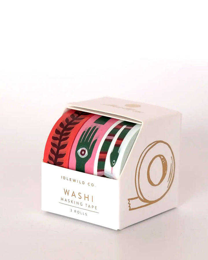 Folk Art Washi Tape (Set of 3)-Idlewild Co.-Strange Ways