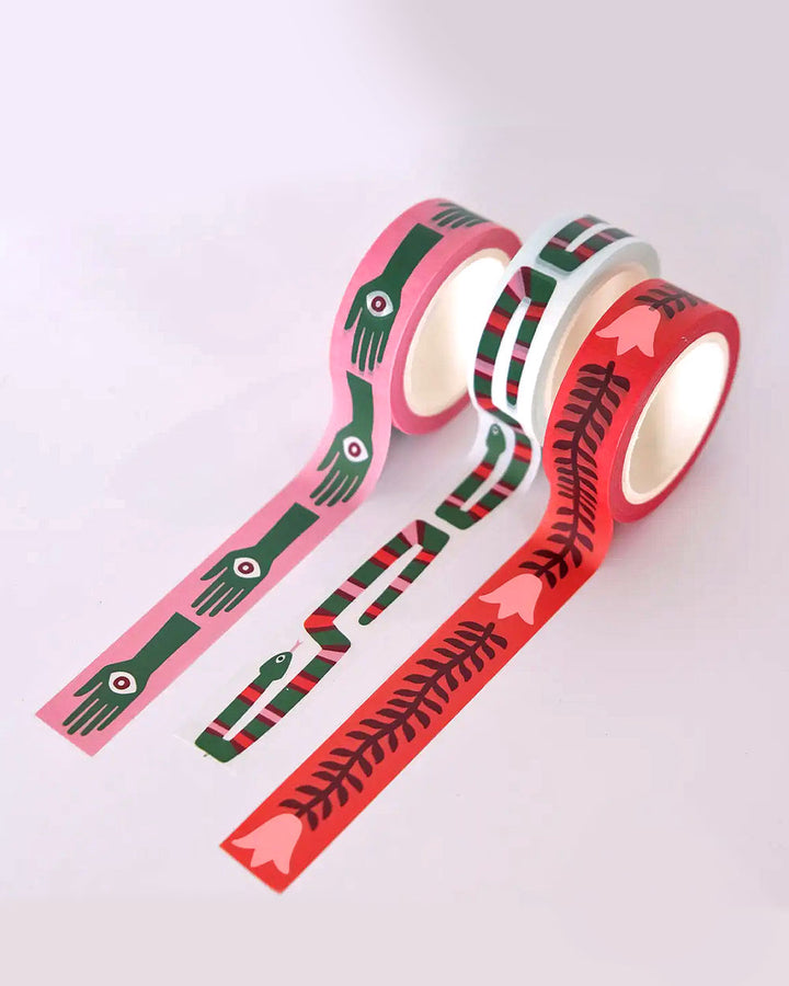 Folk Art Washi Tape (Set of 3)-Idlewild Co.-Strange Ways