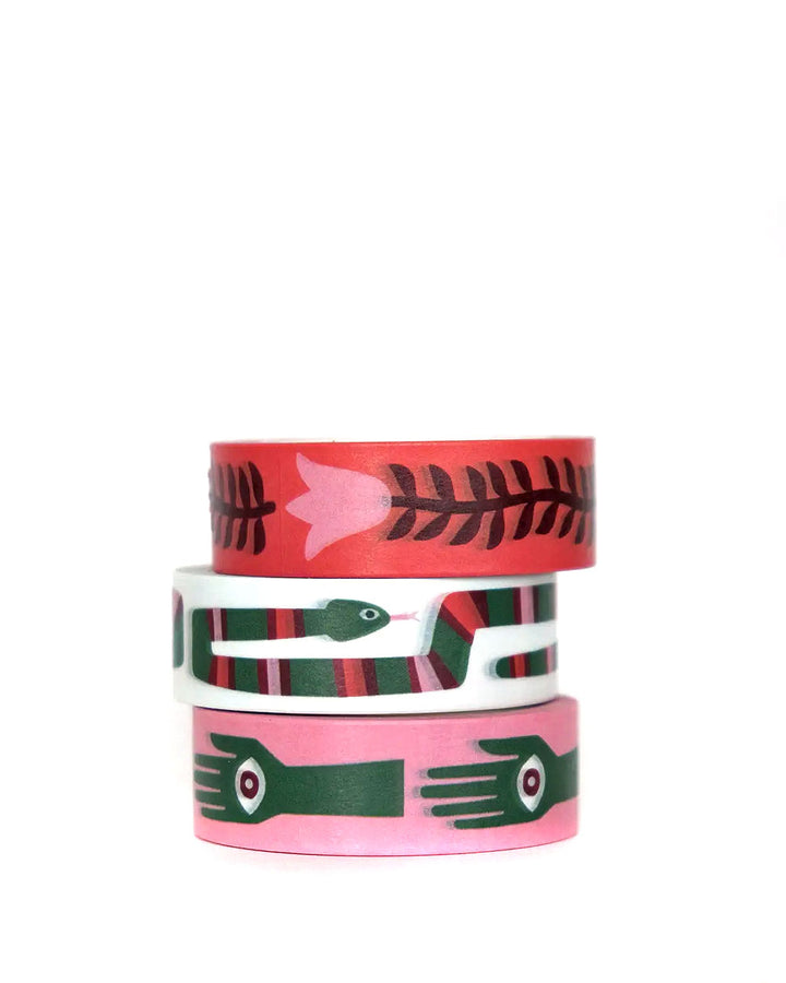 Folk Art Washi Tape (Set of 3)-Idlewild Co.-Strange Ways