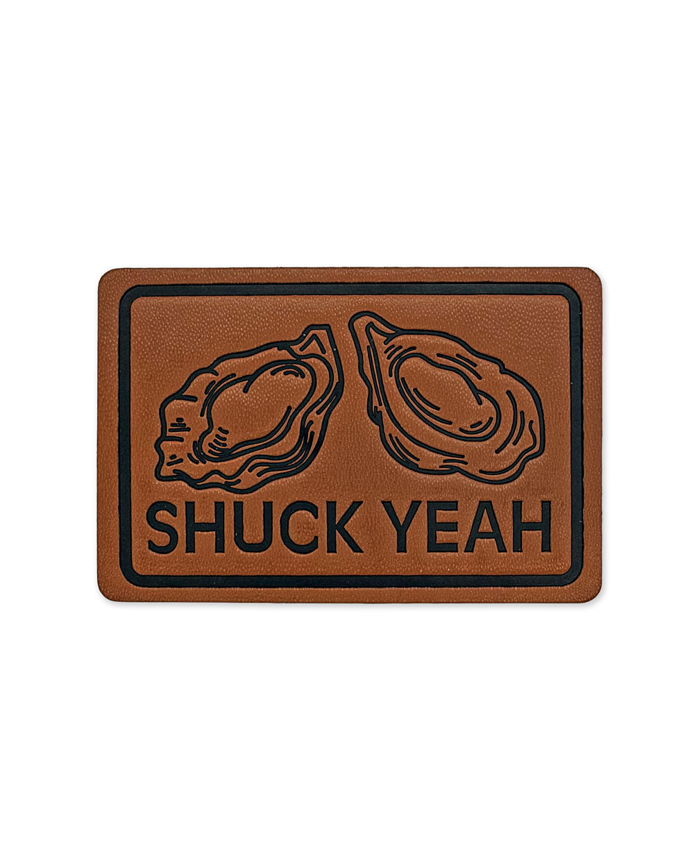 Shuck Yeah Oyster Leather Patch-Field Trip Threads-Strange Ways