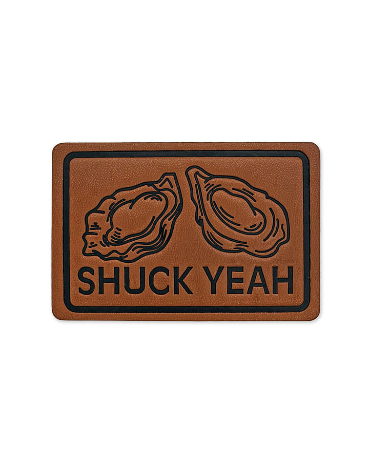 Shuck Yeah Oyster Leather Patch-Field Trip Threads-Strange Ways