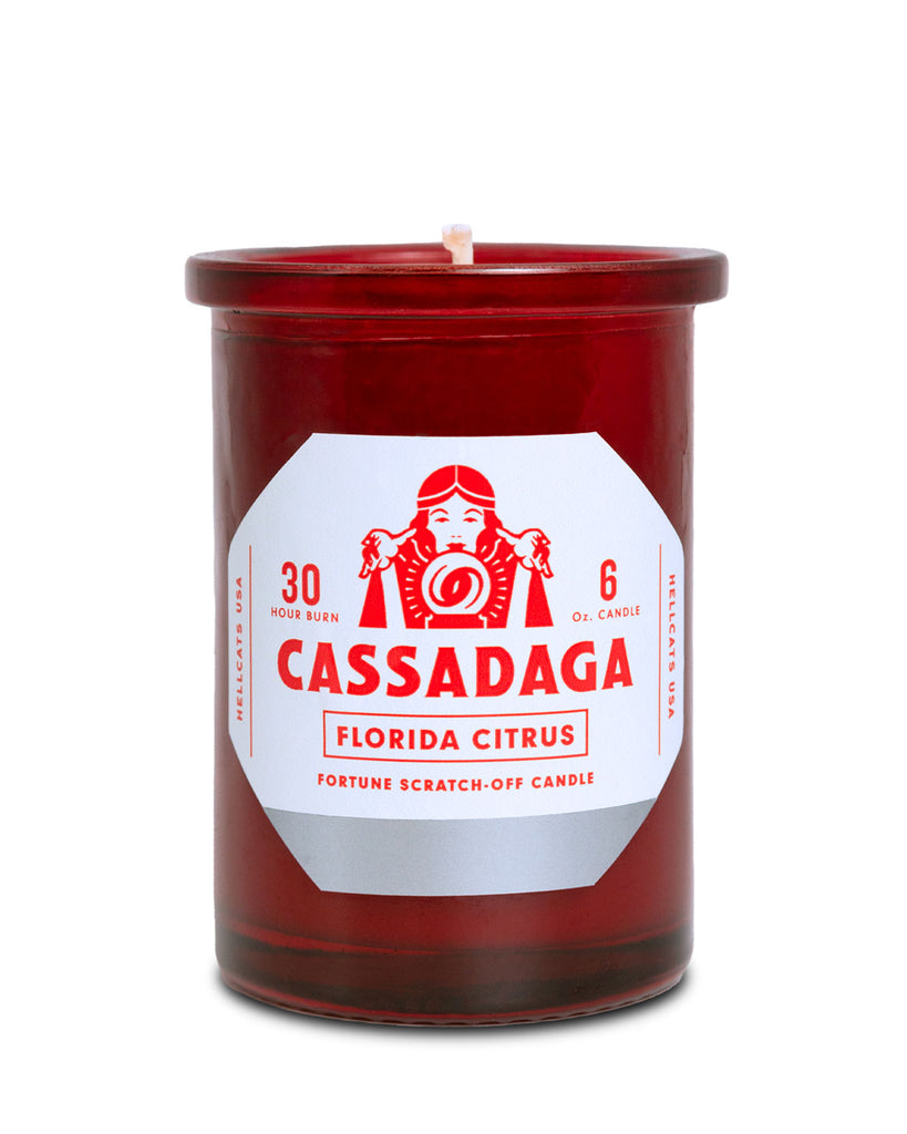 Fortune Scratch-Off Candle - Cassadaga-Hellcats USA-Strange Ways