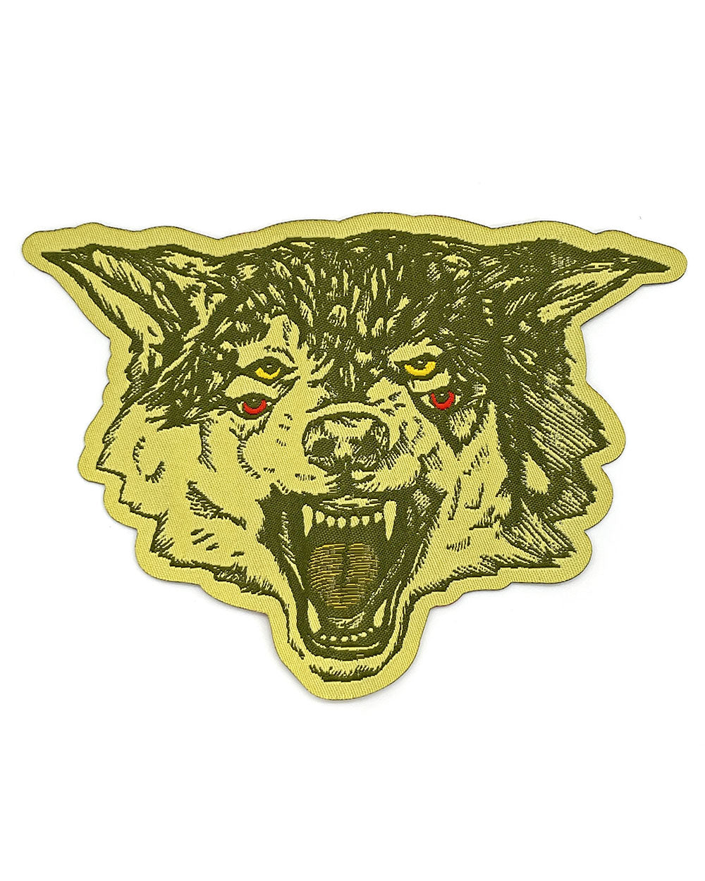 4-Eyed Wolf Patch-Blackbird Letterpress-Strange Ways