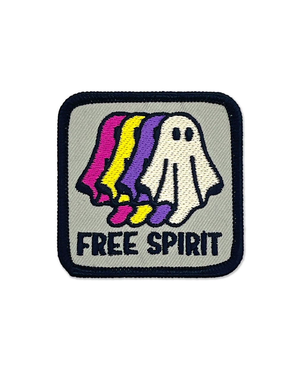 Free Spirit Colorful Ghosts Patch