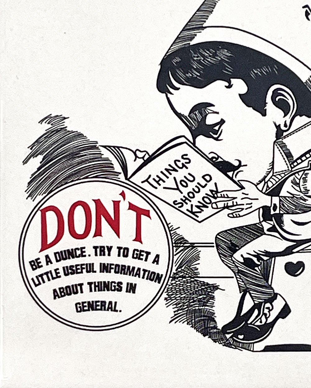 Don't Be A Dunce Magnet-Fridgedoor-Strange Ways