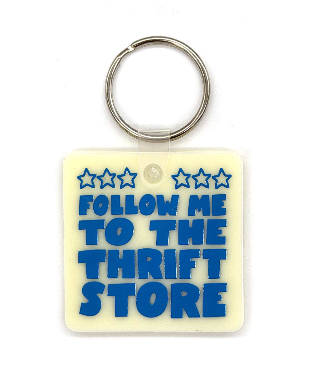 Follow Me To The Thrift Store Vinyl Keychain-And Here We Are-Strange Ways