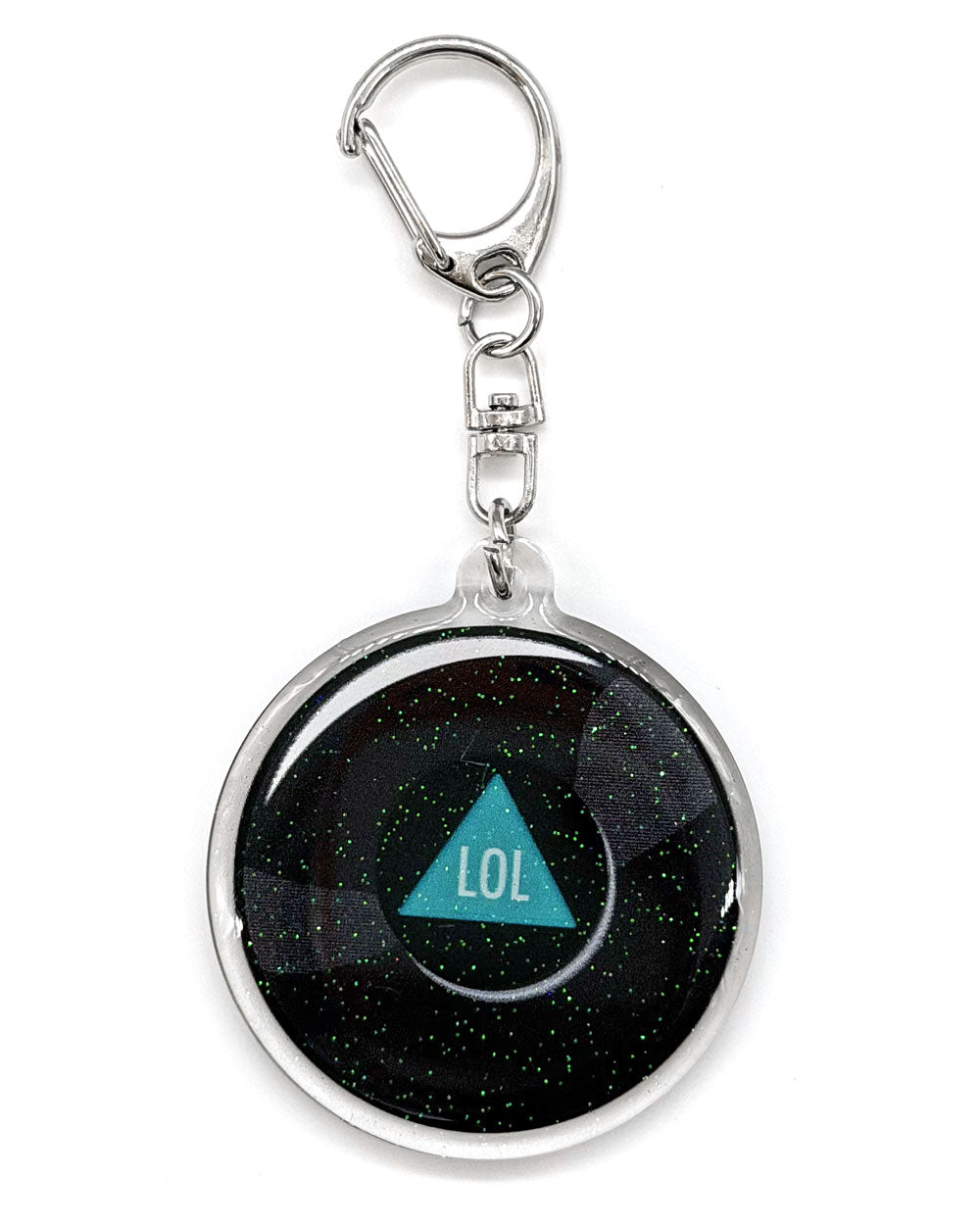 8 Ball Charm Keychain-Smarty Pants Paper Co.-Strange Ways