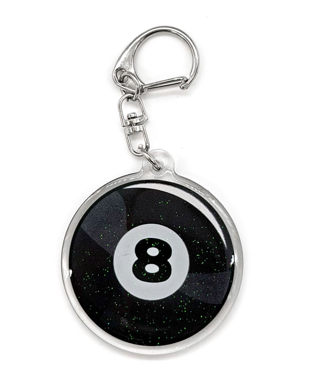8 Ball Charm Keychain-Smarty Pants Paper Co.-Strange Ways