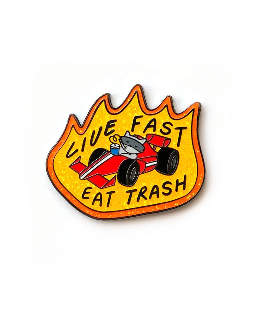 Live Fast Eat Trash Pin-JaneLi.co-Strange Ways