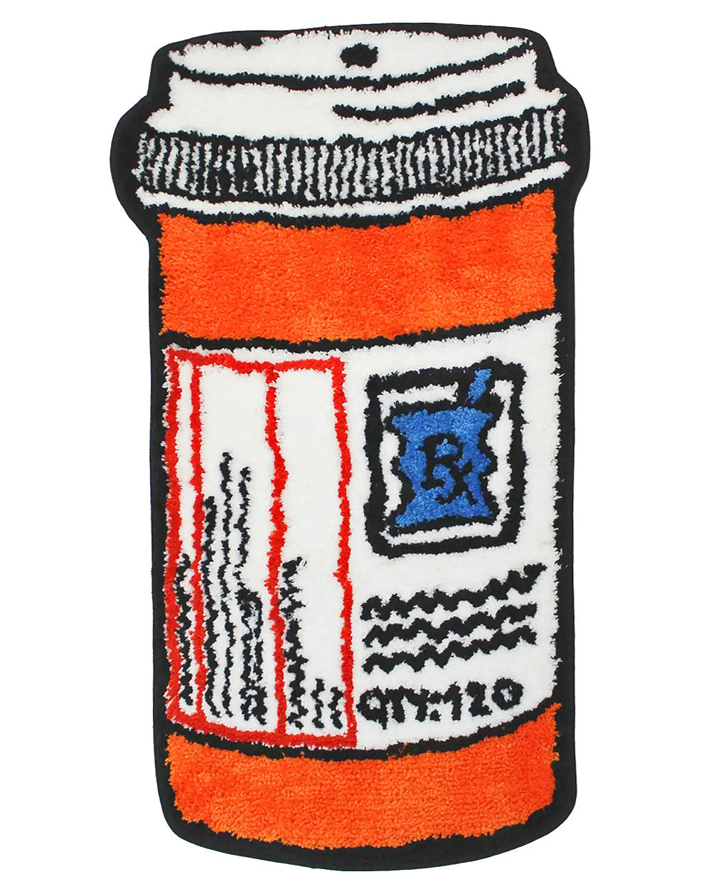 Prescription Bottle Floor Mat Rug-Colette Bernard-Strange Ways