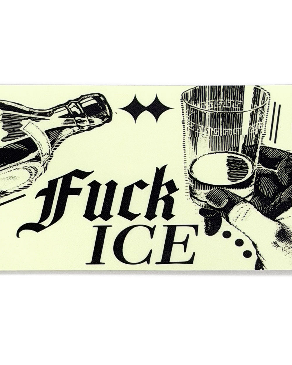 I Take My Shit Neat Bumper Sticker-Freddy Tyler Paul-Strange Ways