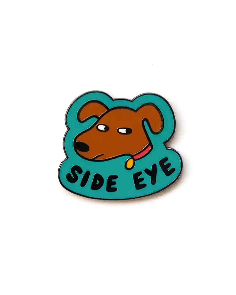 Side Eye Dog Pin-JaneLi.co-Strange Ways