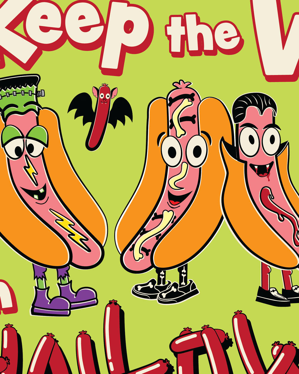 Keep The Ween In Halloween Art Print