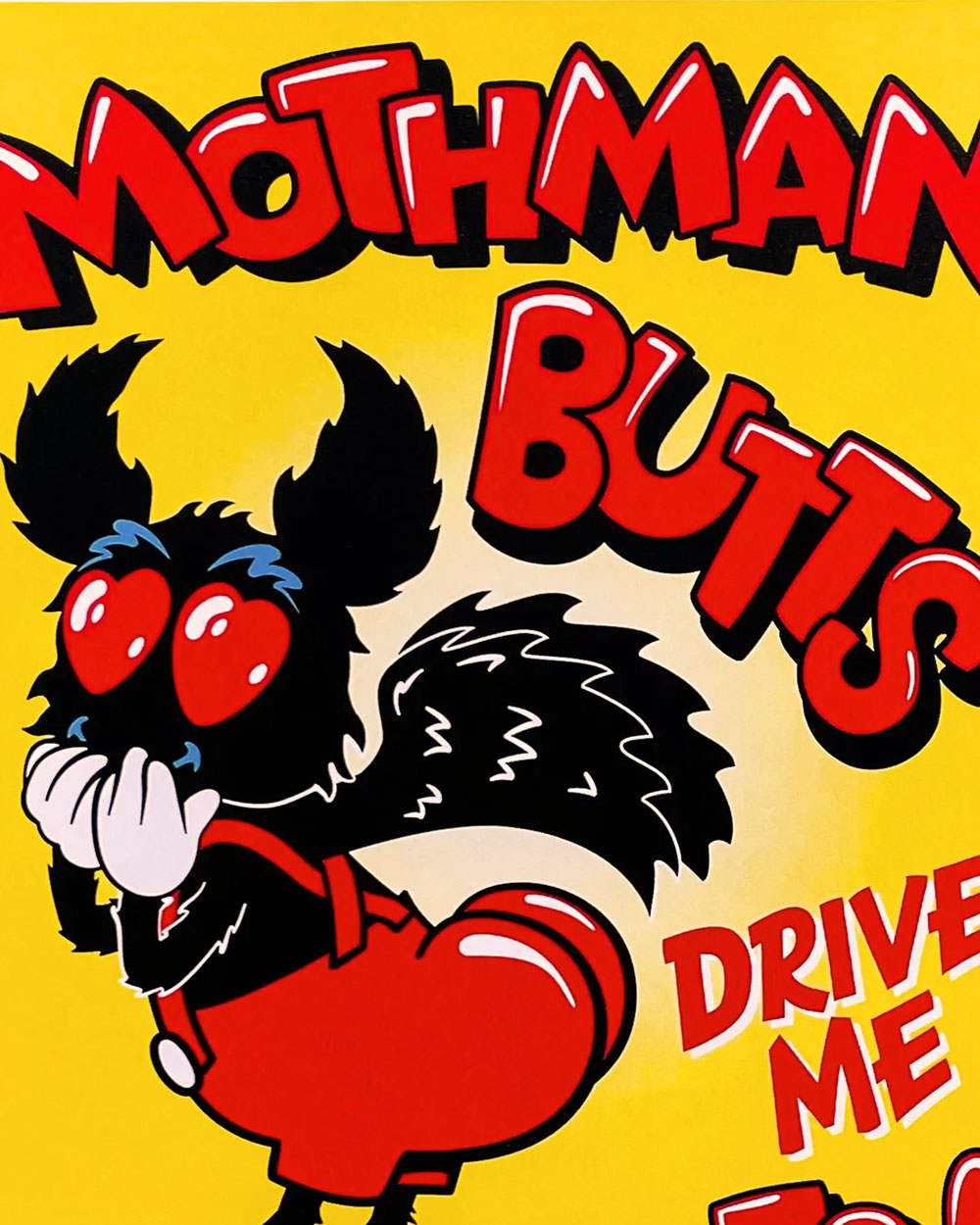 Mothman Butts Drive Me Nuts! Art Print (8" x 10")