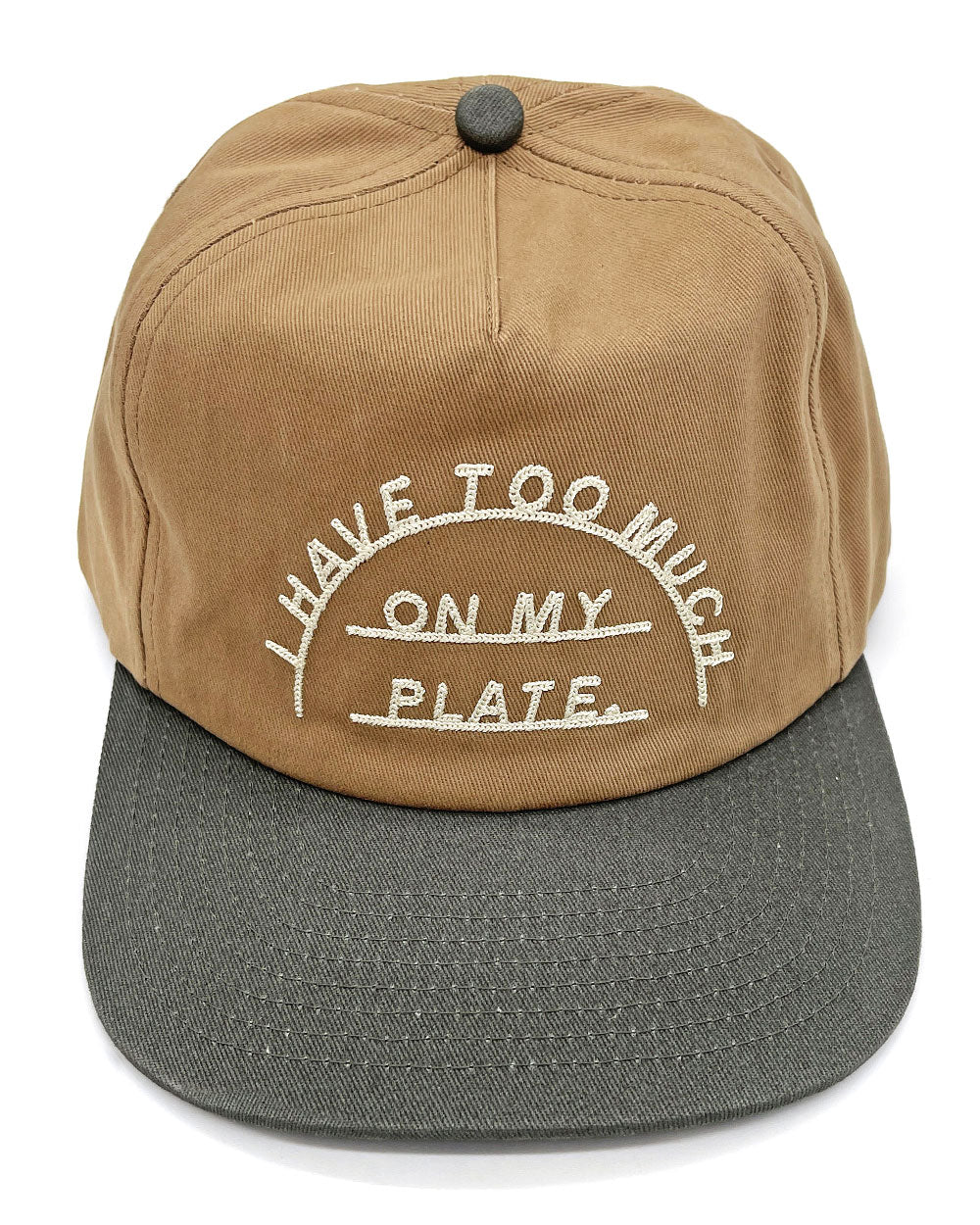 Too Much On My Plate Chainstitched Hat-Pyknic-Strange Ways