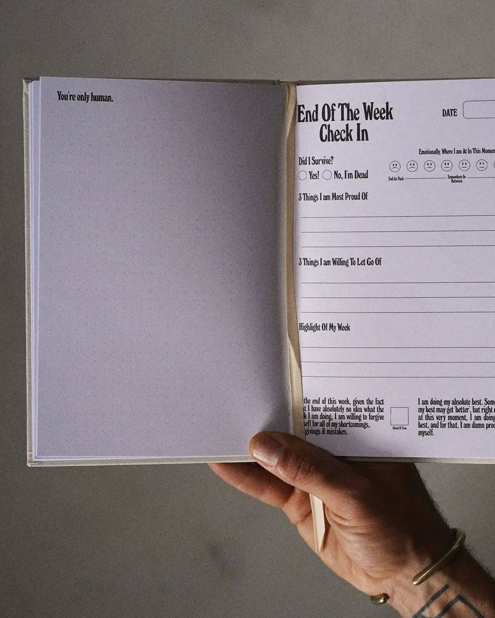 No Idea Linen Bound Journal-Real Fun, Wow!-Strange Ways
