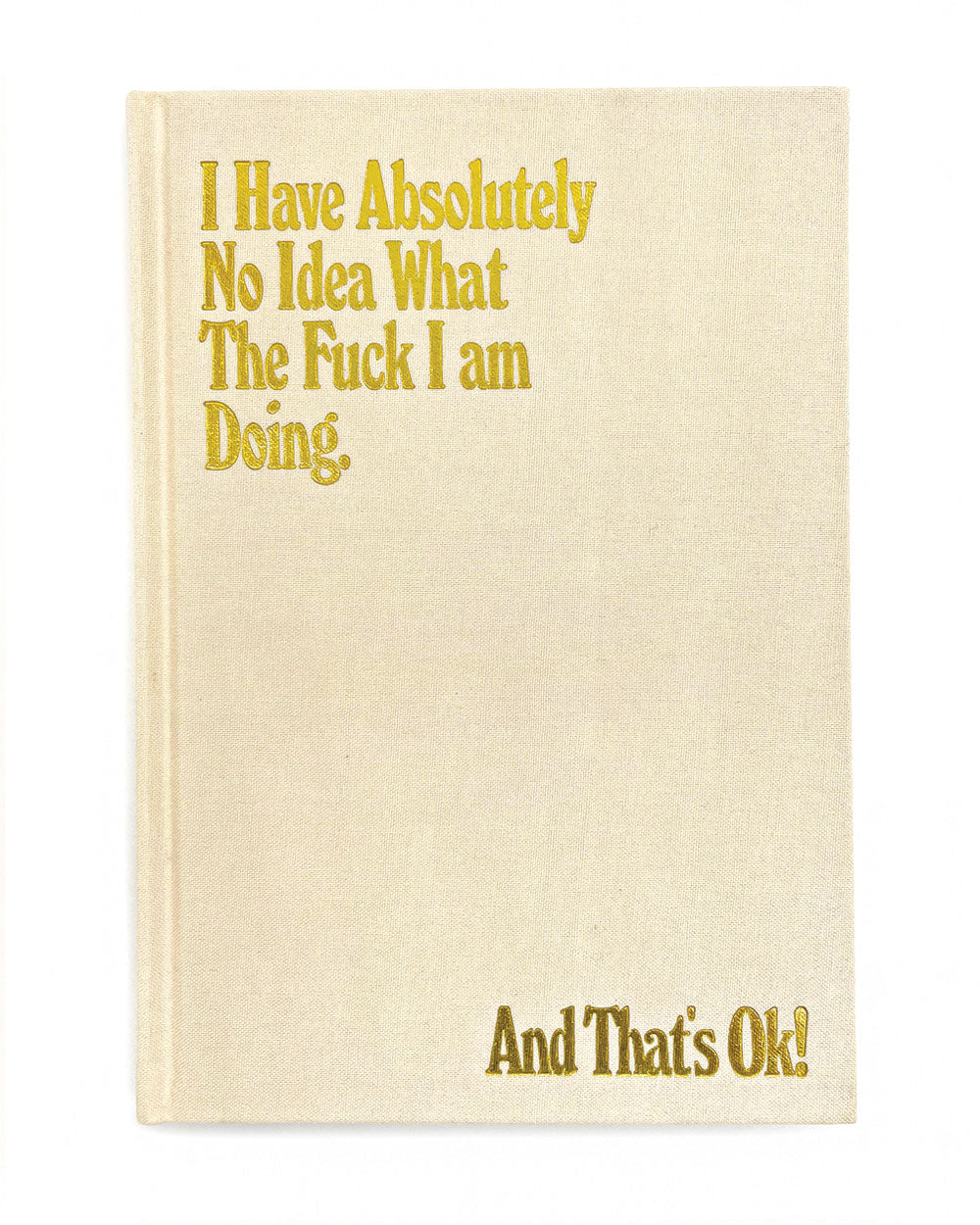No Idea Linen Bound Journal-Real Fun, Wow!-Strange Ways