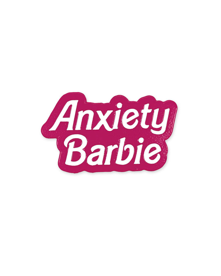 Anxiety Barbie Pin-SHEWOLF Designs-Strange Ways