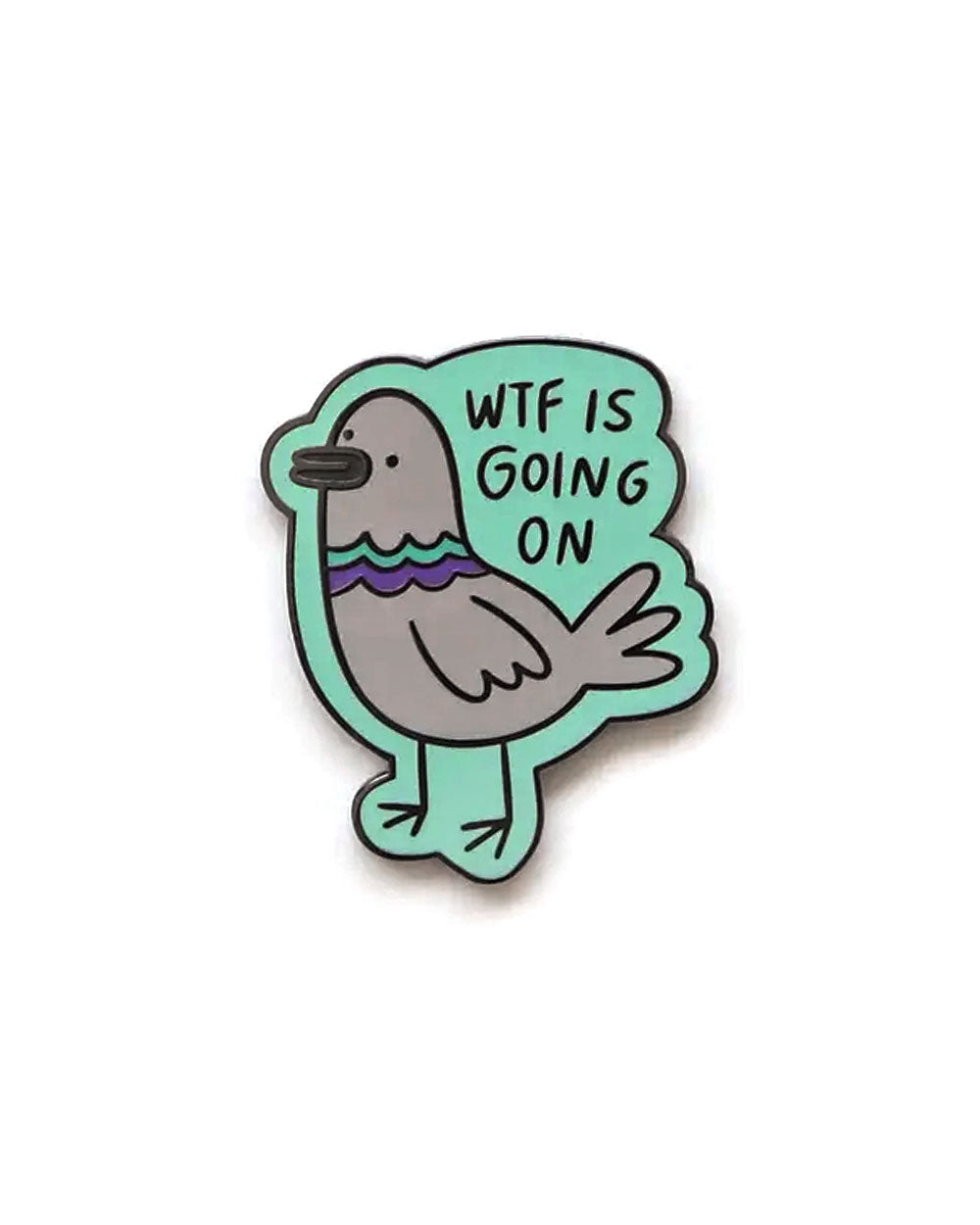 WTF Pigeon Pin-JaneLi.co-Strange Ways