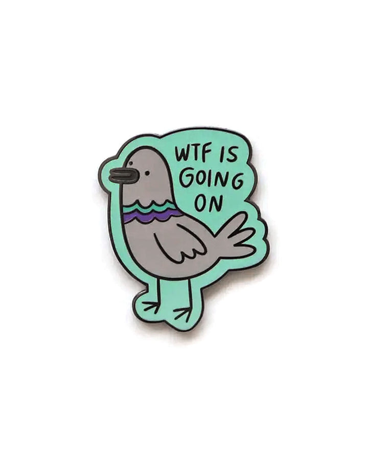 WTF Pigeon Pin-JaneLi.co-Strange Ways