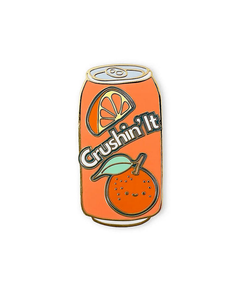 Crushin' It Orange Soda Can Pin-ILootPaperie-Strange Ways