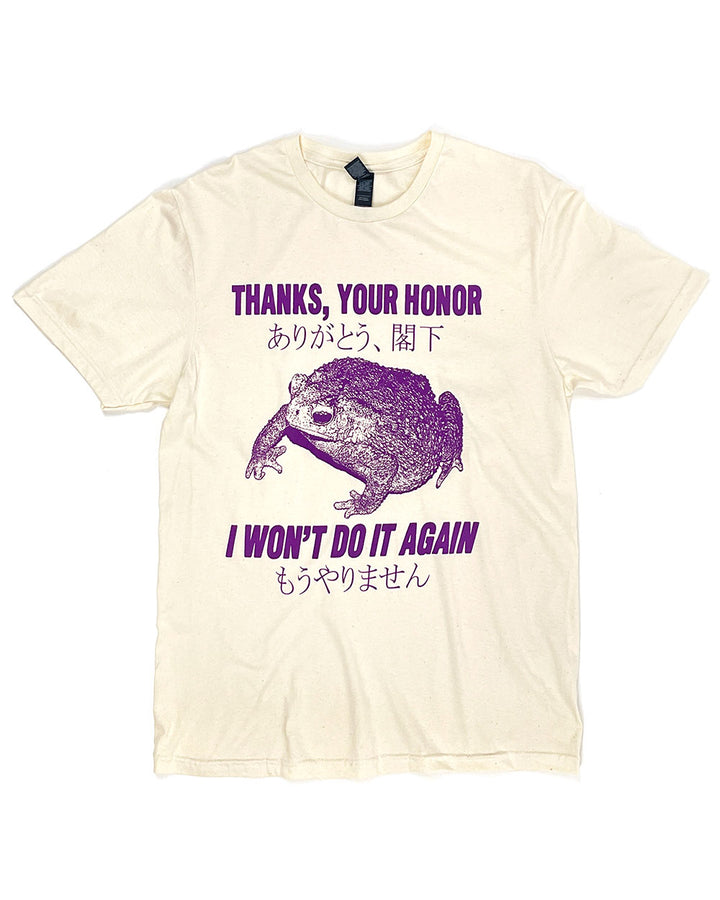 Thanks Your Honor Frog Unisex Shirt-Wicked Clothes-Strange Ways