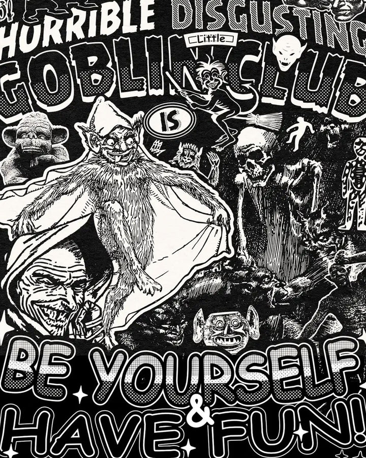 Goblin Club Risograph Art Print (8" x 10")-Arcane Bullshit-Strange Ways